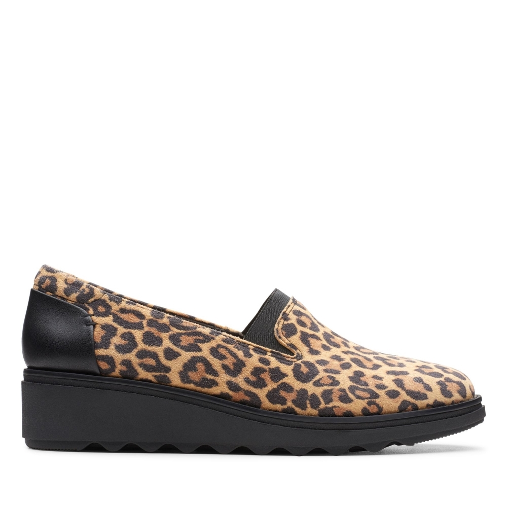 Sharon Dolly Leopard Print Clarks